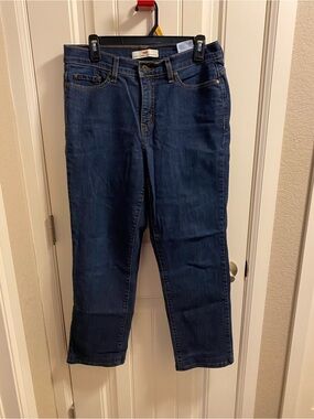 Levis 512 Jeans Perfectly Slimming 12 S Stretch Blue Denim Straight Leg 12S Read